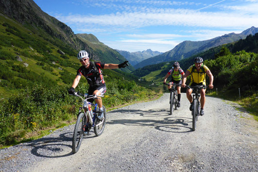 Transalp Alta Rezia - easy and fun - MTB Trailtour