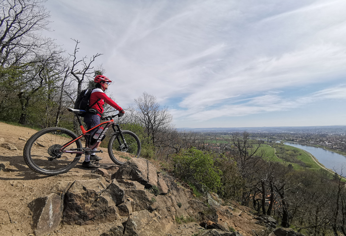 MTB Singletrails am Elbhang in Dresden, Deutschland, mit den Guides von ALPStours entdecken.