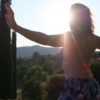 Sun Salutation bei der Bike & Yoga Woche in der Villa Rey Panicale Umbrien