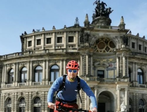 Sachsen Biketour durch Dresden mit Semperoper. ALPStours